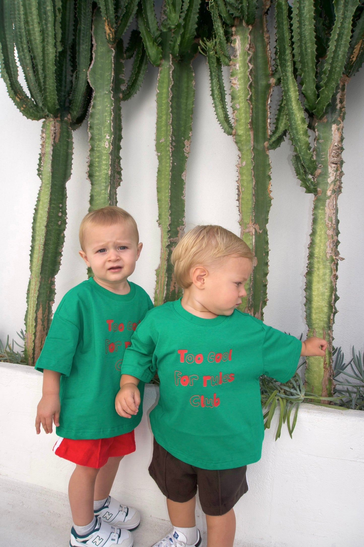 "Too cool for rules club" Mint Green Cotton T-shirt