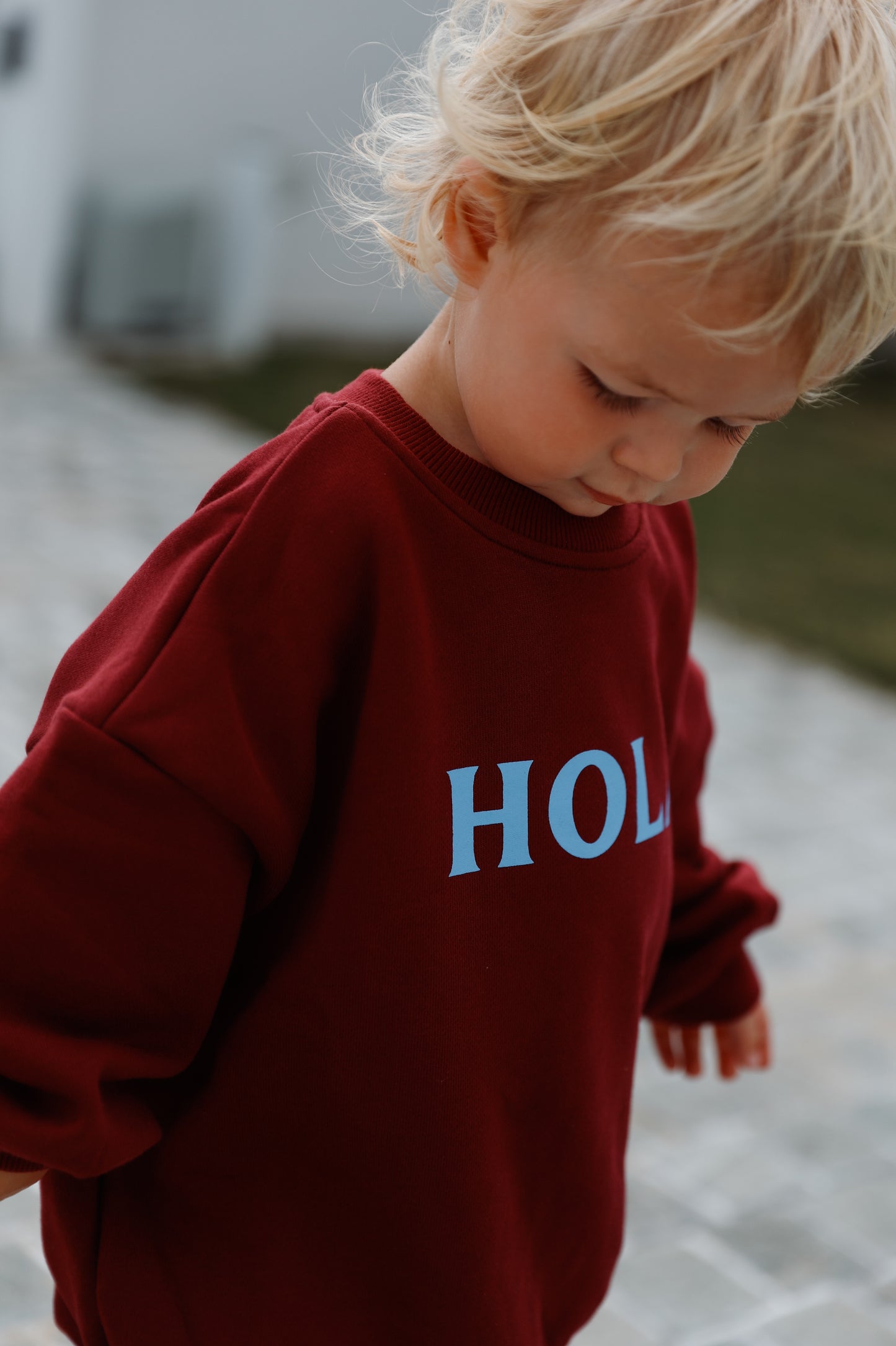 HOLA pullover forrest berry