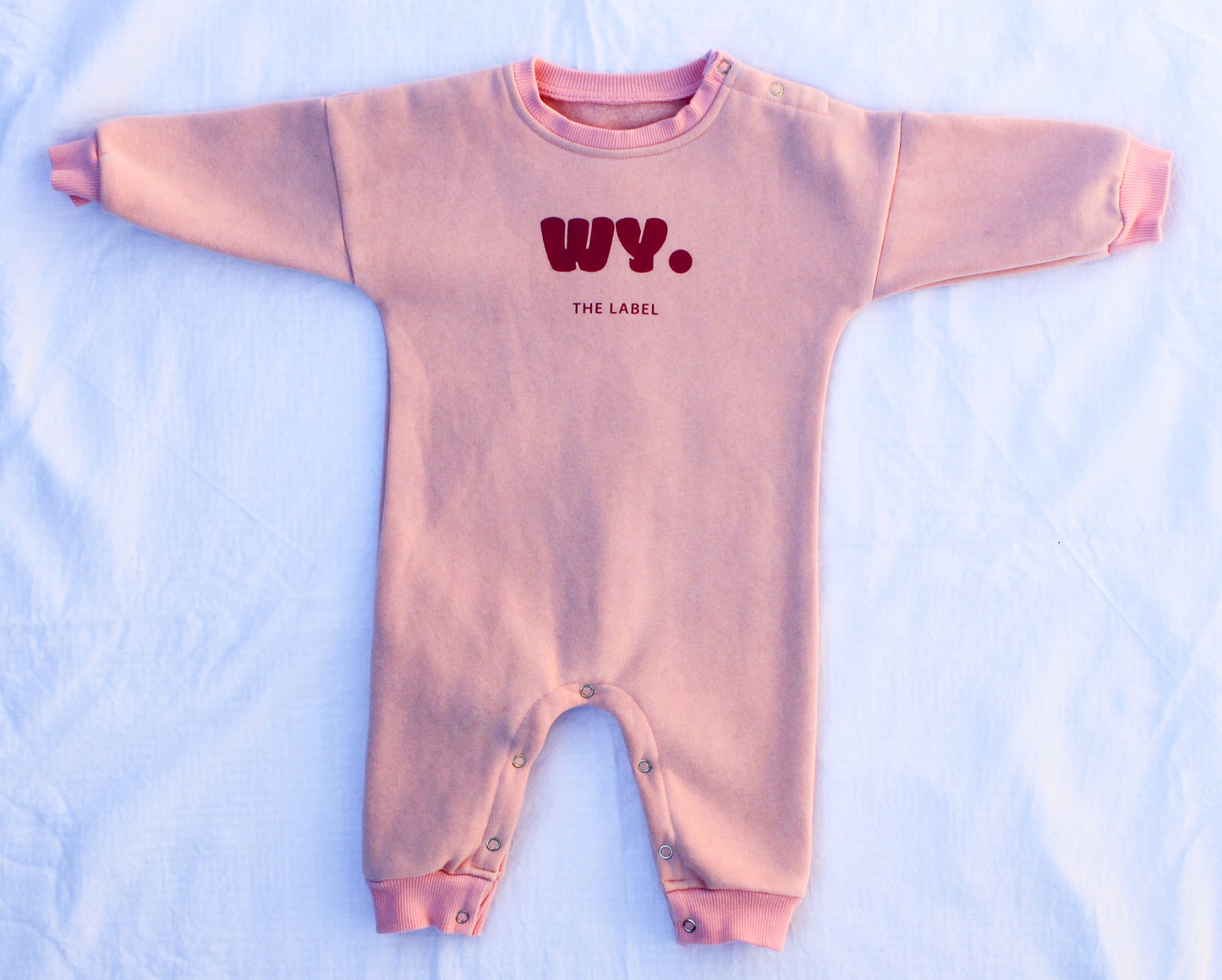 Bubblegum Pink Tracksuit Romper